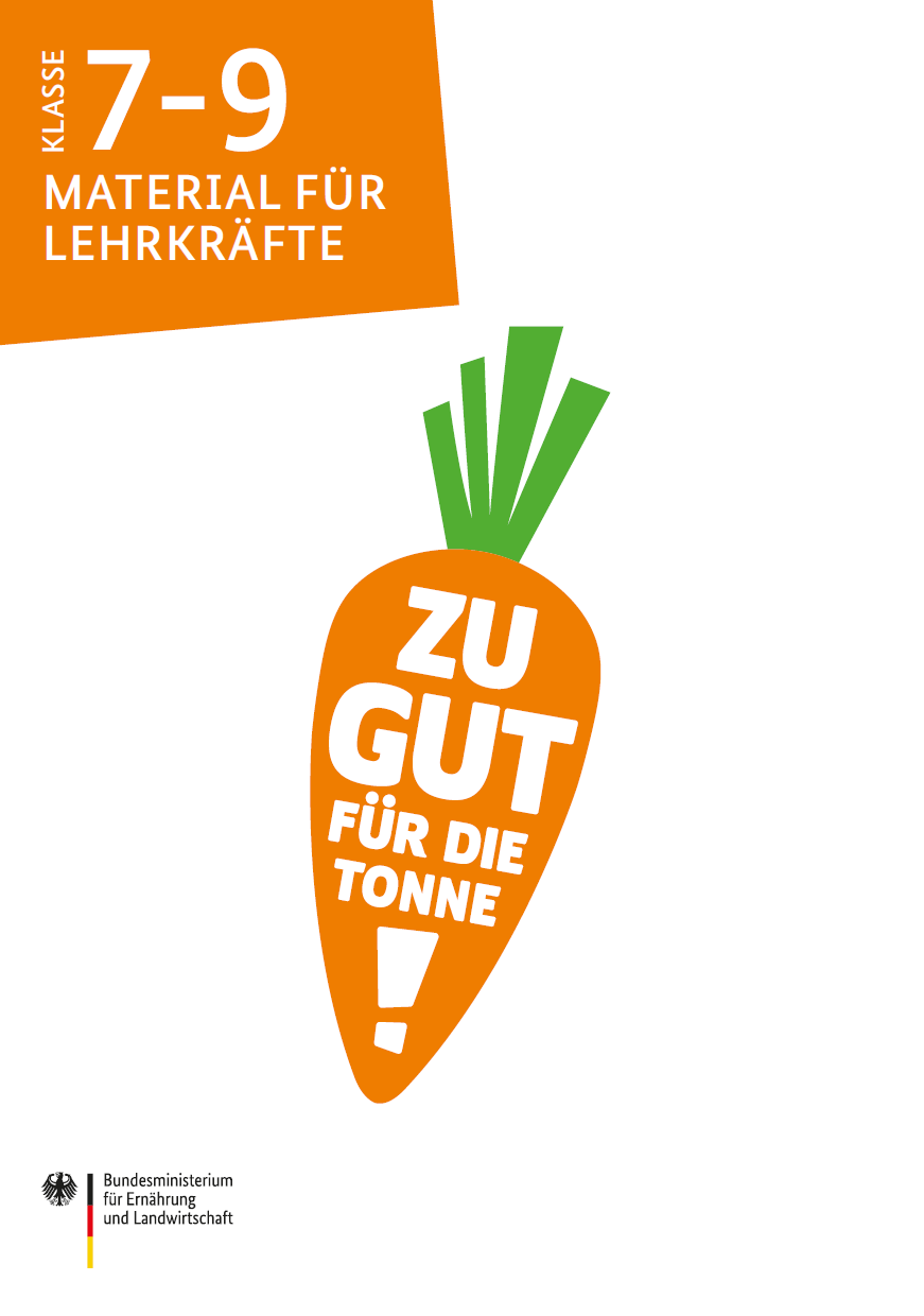 Lehrerheft "Zu gut für die Tonne" Klasse 7-9